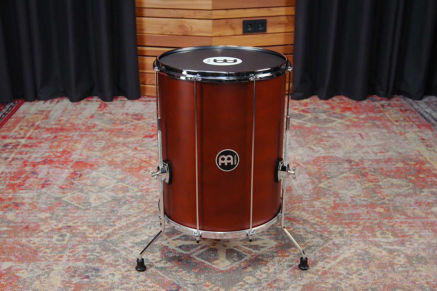 MEINL Percussion Traditional Standalone Wood Series Surdo Drum - 16" x 20"