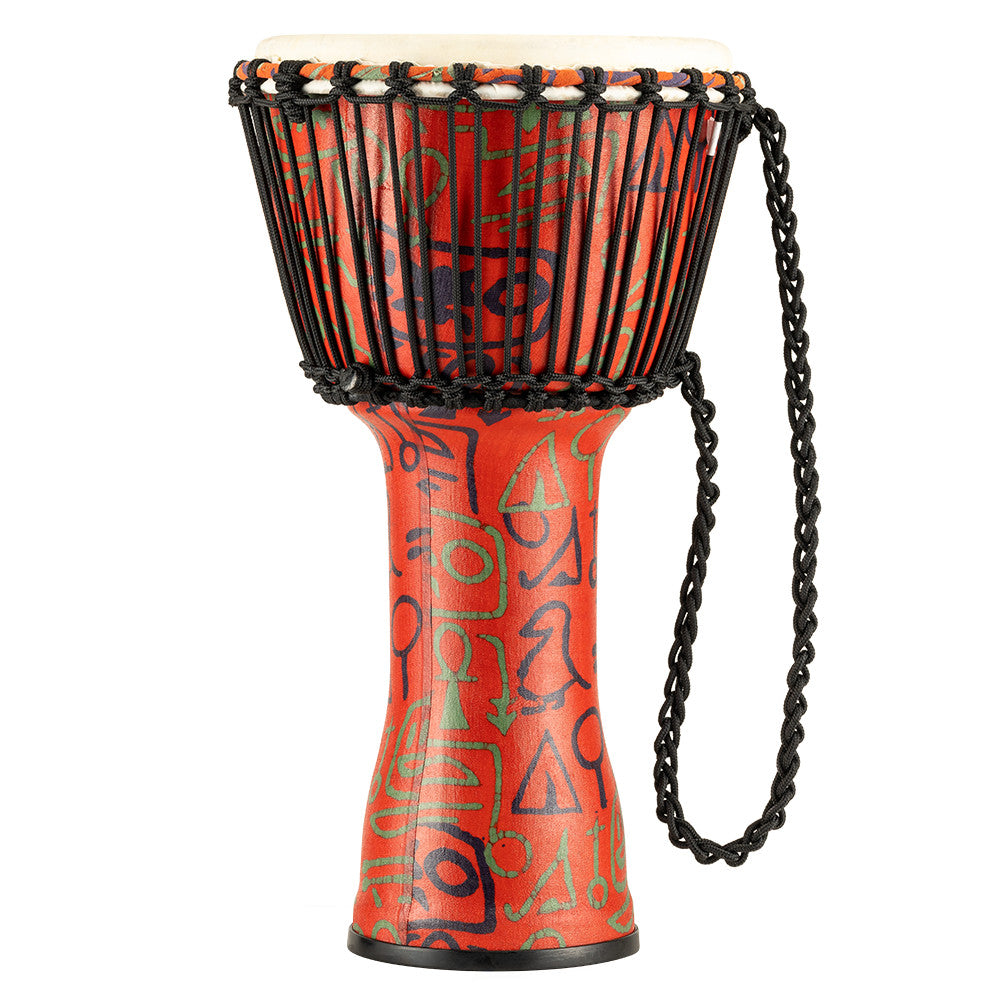 MEINL Percussion Travel Series African Djembe 10" - Pharaoh's Script