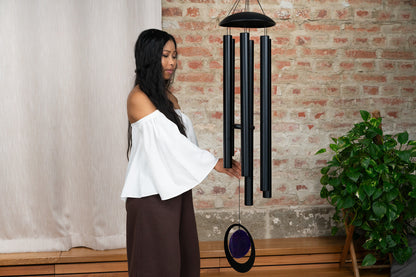 MEINL Sonic Energy Purple Agate Meditation Chime 50"/128 cm - 432 Hz/A Major - Black