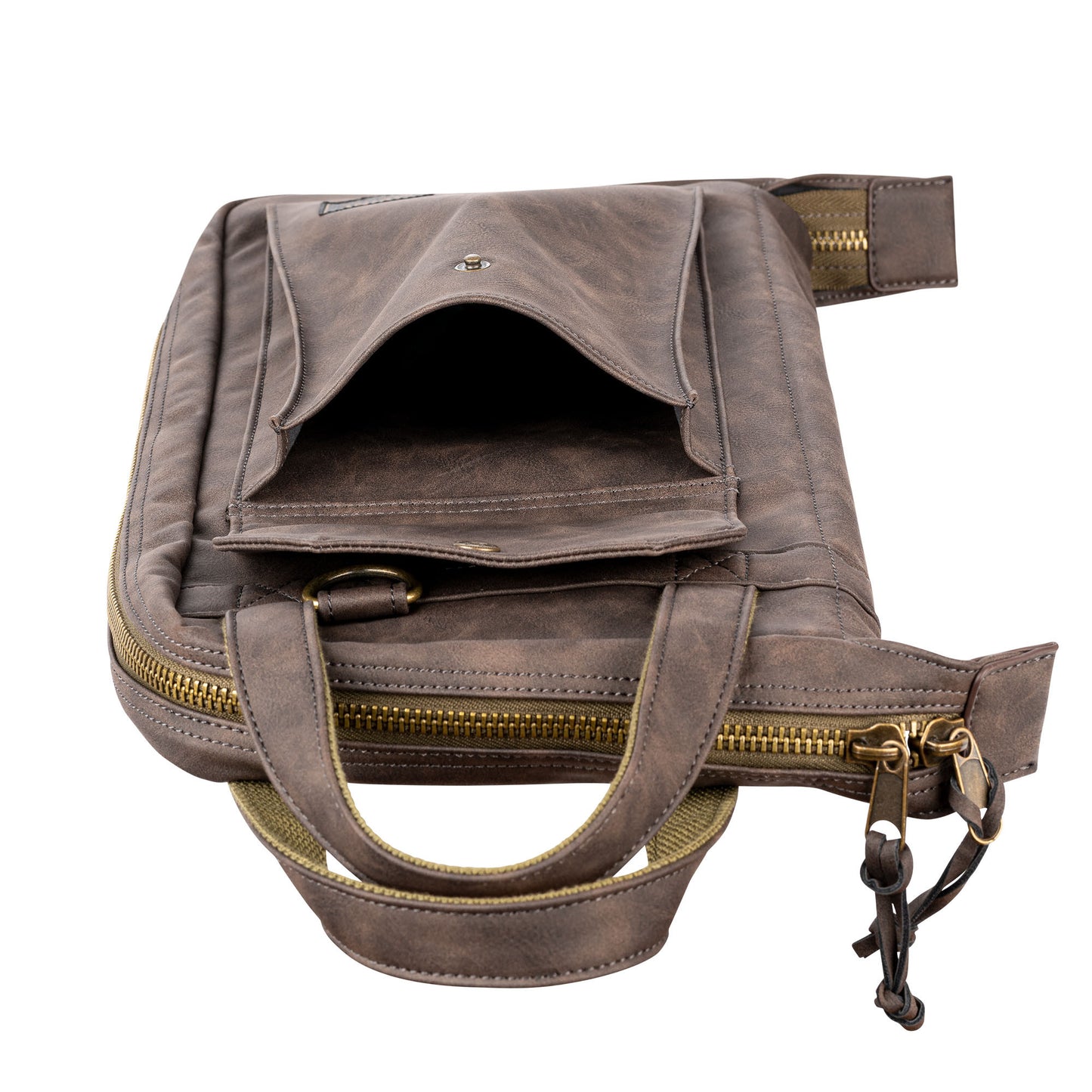 MEINL Cymbals Vintage Hyde Stick Bag - Dark Brown