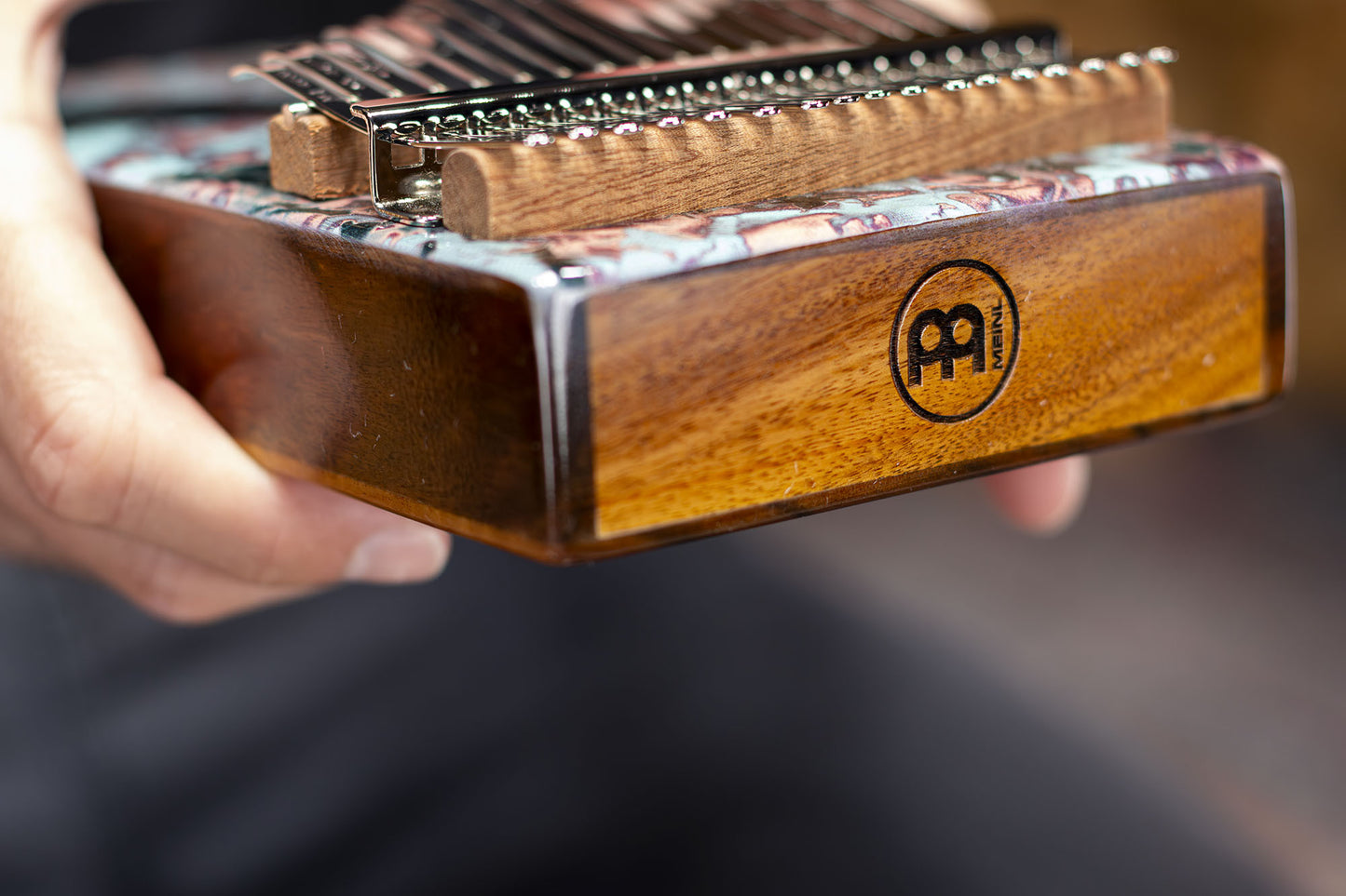 MEINL Percussion Sound Hole Designer Kalimba - Coral Reef