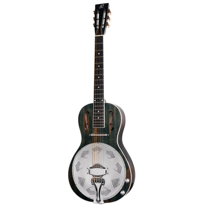 ORTEGA Americana Series Resonatorgitarre 6 String - Distressed Denim Matte / Chrom HW