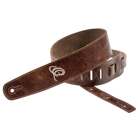 ORTEGA Suede-Leather Guitar-Strap - Vintage Malt