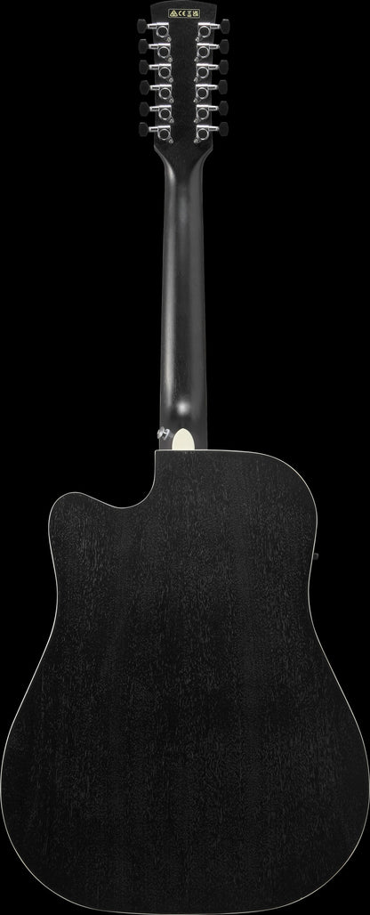 IBANEZ Artwood AW Akustikgitarre 12-String - Weathered Black