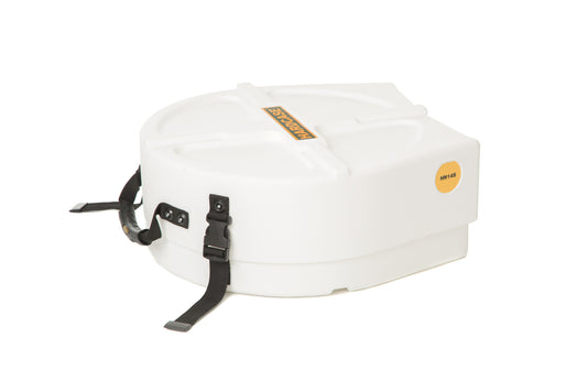 HARDCASE Tom Case 8" (7" - 8“) - White / komplett gepolstert