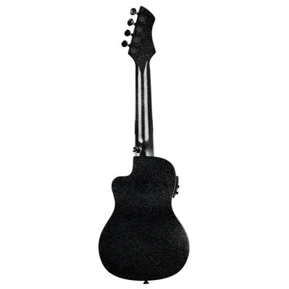 ORTEGA Horizon Serie Konzert Ukulele 4 String - Black Sparkle + Bag