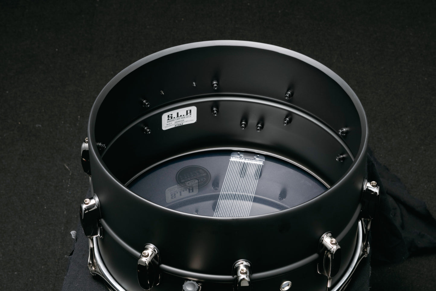 TAMA Sound Lab Project Big Black Steel Snare Drum 14" x 8"