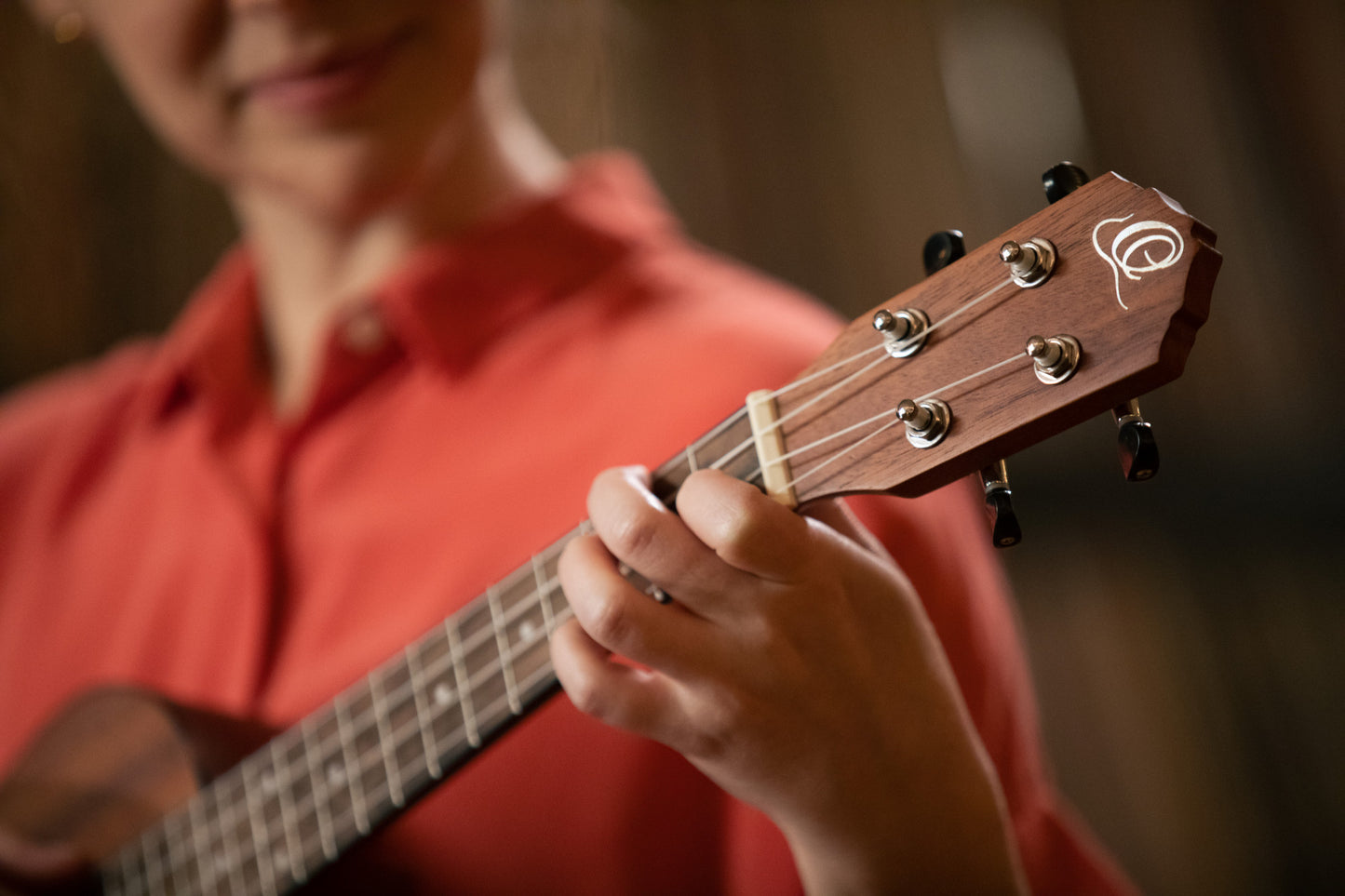 ORTEGA Bonfire Series Tenor Ukulele 4 String - Sapele Natural