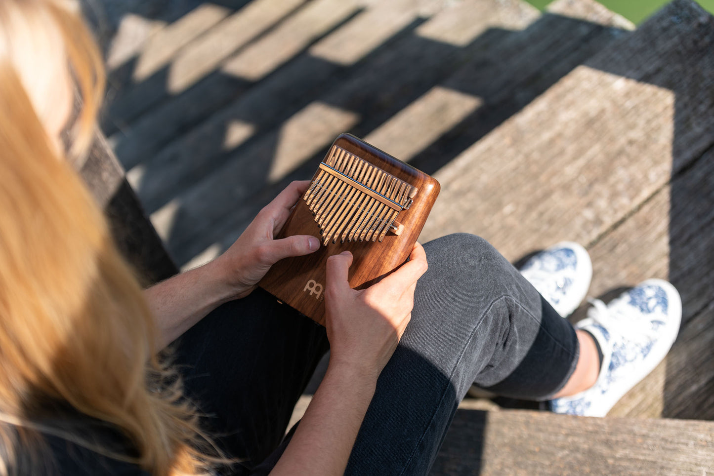 MEINL Percussion Solid Pickup Kalimba - American Walnut