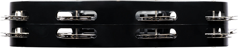 MEINL Percussion Headliner® Series Molded ABS Tambourine - 10" Black