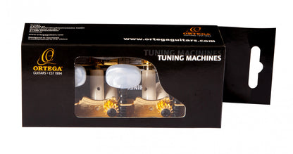ORTEGA Family Series Pro Guitar Tuning Machines - Gold/White
