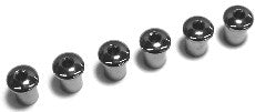 IBANEZ string stopper 6 piece unit (top-side / chrome) - for ADC120-BK/ADD120-MG/ADX120-BK