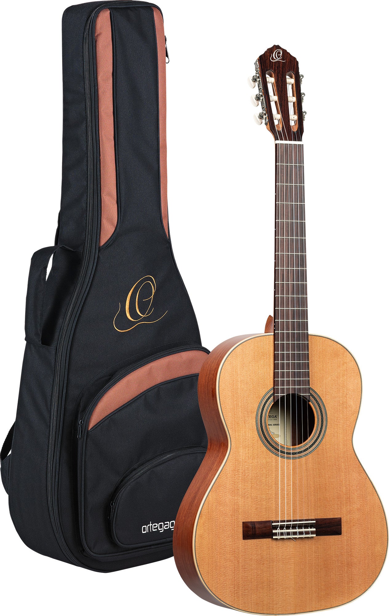 ORTEGA Traditional Series 4/4 Konzertgitarre 6-String + Pro Gigbag