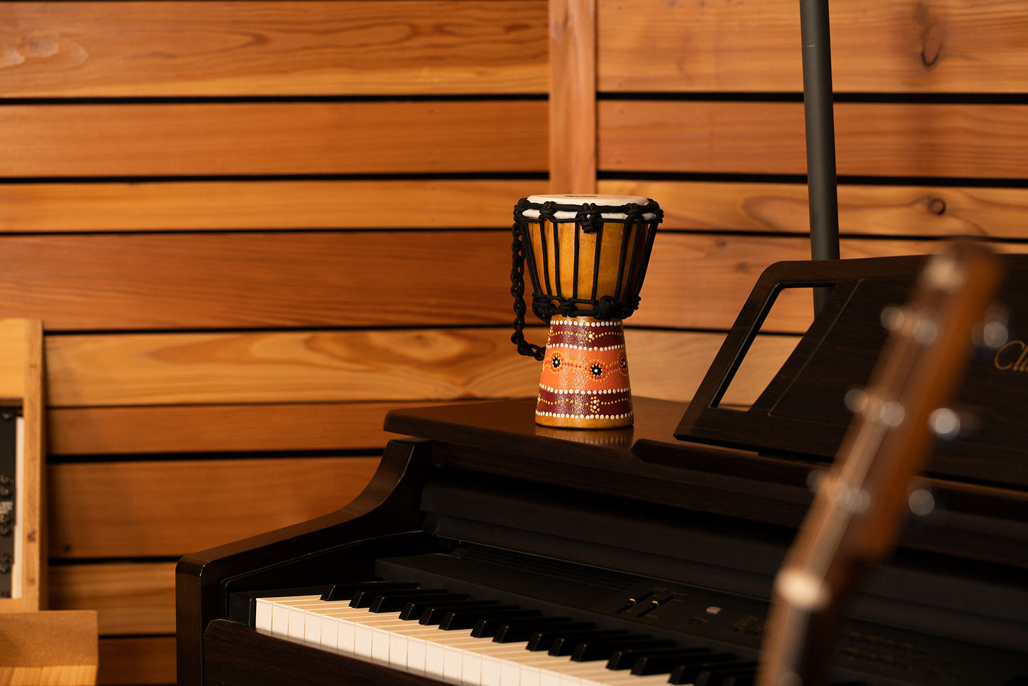 MEINL Percussion African Style Mini Djembe 4 1/2" - Python Design