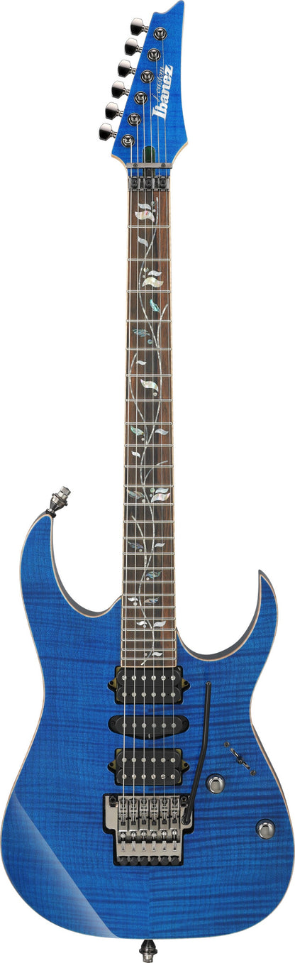IBANEZ j.custom RG E-Gitarre 6-String - Royal Blue Sapphire + Koffer