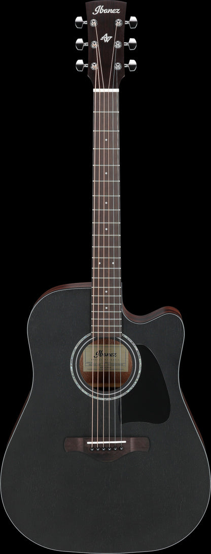 IBANEZ Artwood AW Acoustic Guitar 6-String - Weathered Black Open Pore