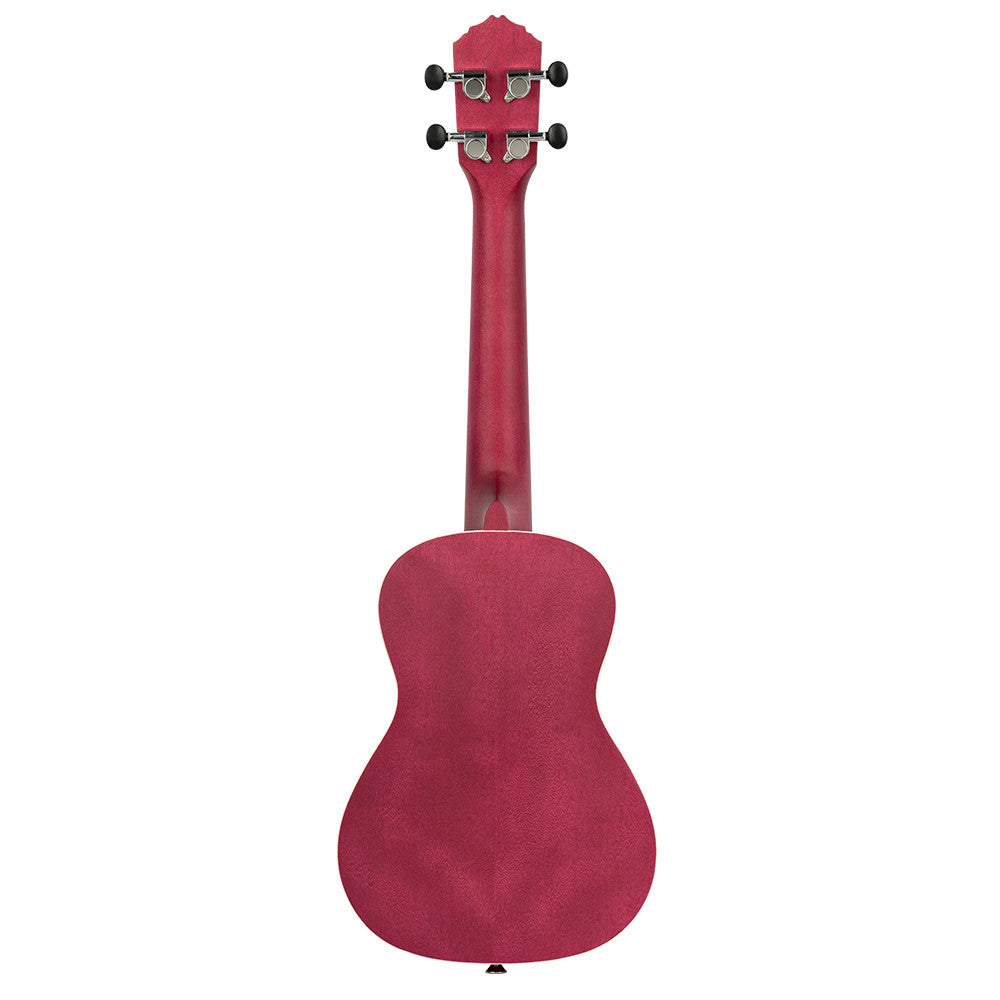ORTEGA Earth Series Concert Ukulele 4 String - Raspberry Red