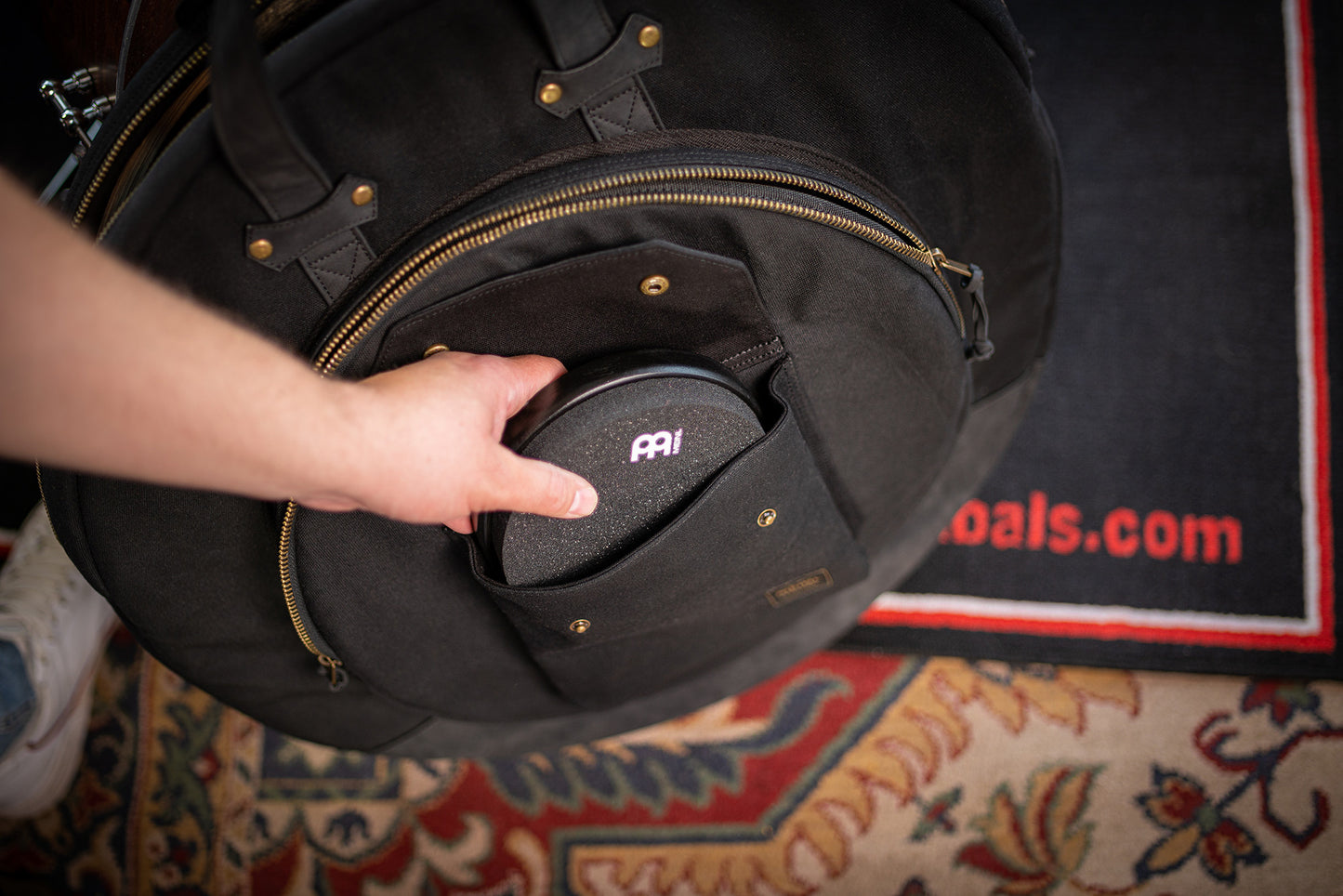 MEINL Cymbals Canvas Collection Cymbal Bag 22" - Classic Black