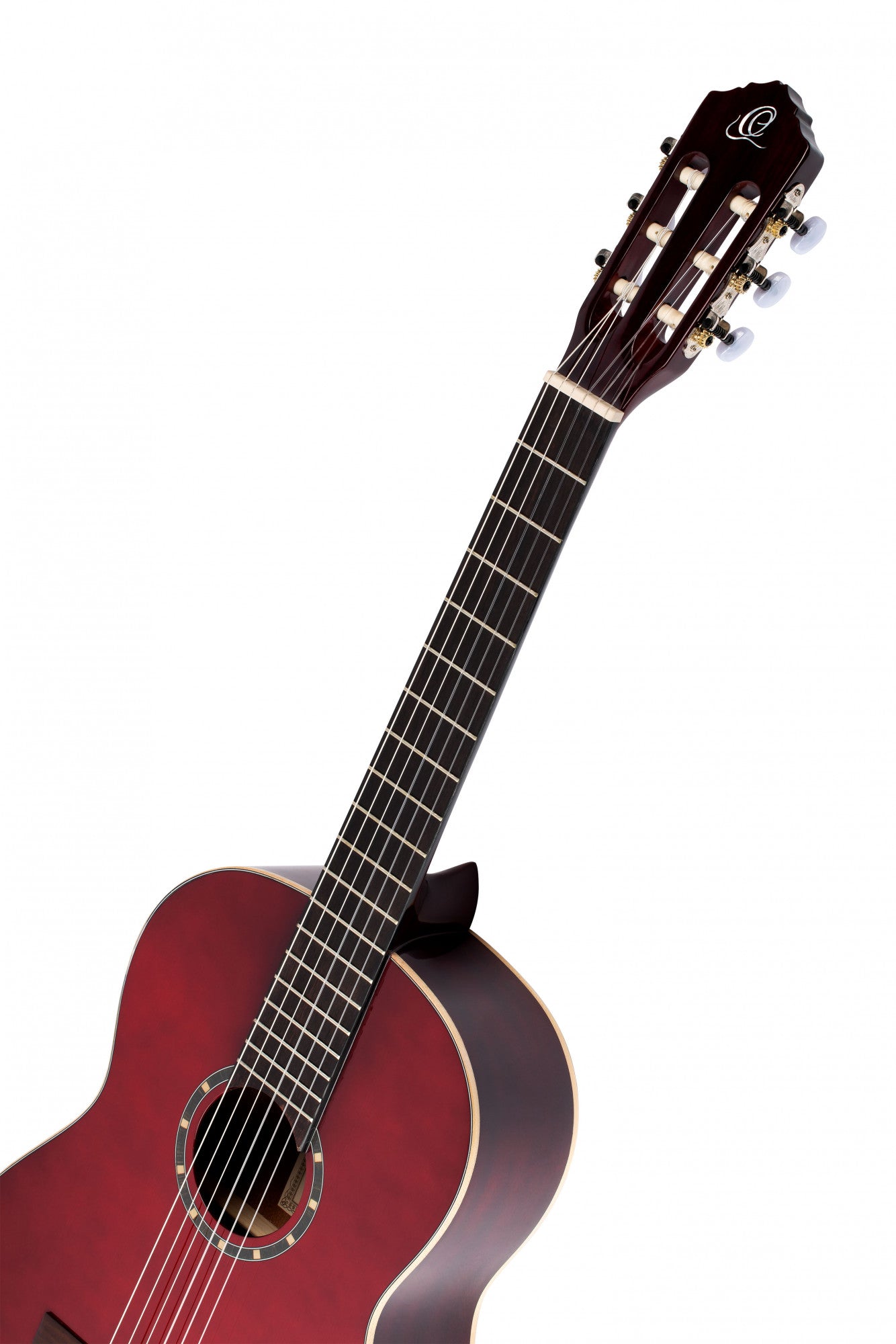 ORTEGA Family Series 4/4 Konzertgitarre 6 String - Weinrot + Bag