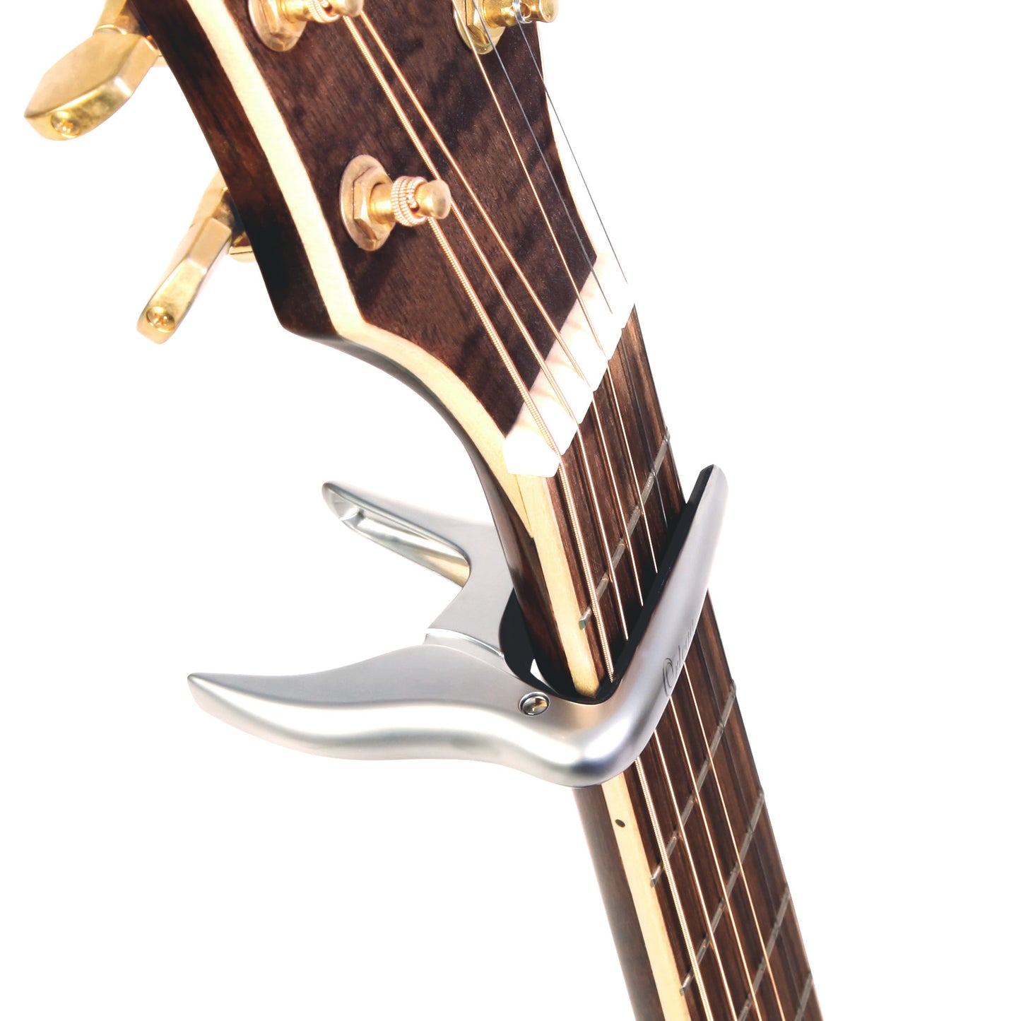 ORTEGA Curved Guitar Capo - Chrome