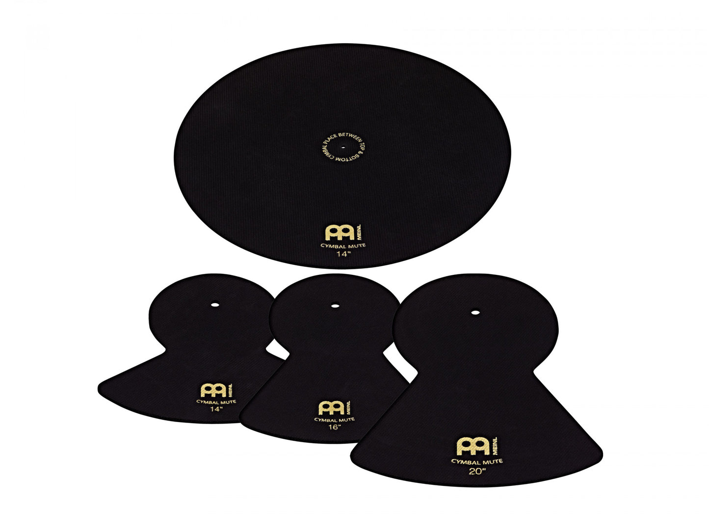 MEINL Cymbals Cymbal Mute Set - 14"/16"/20"