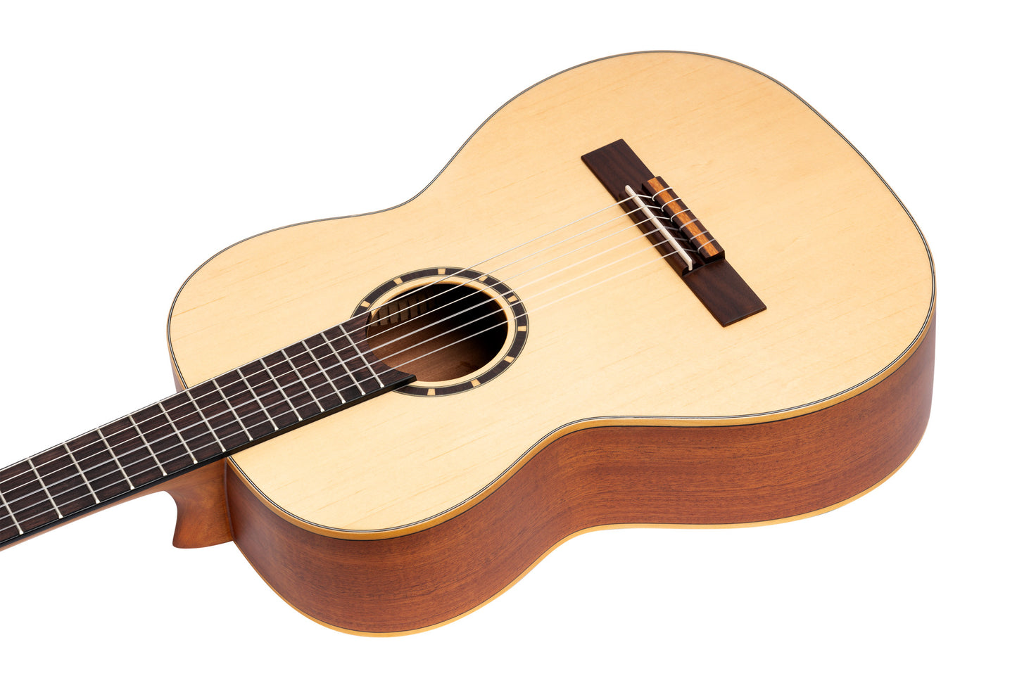 ORTEGA Family Series 7/8 Classical Guitar 6 String Lefty - Mahogany Natural + Gigbag