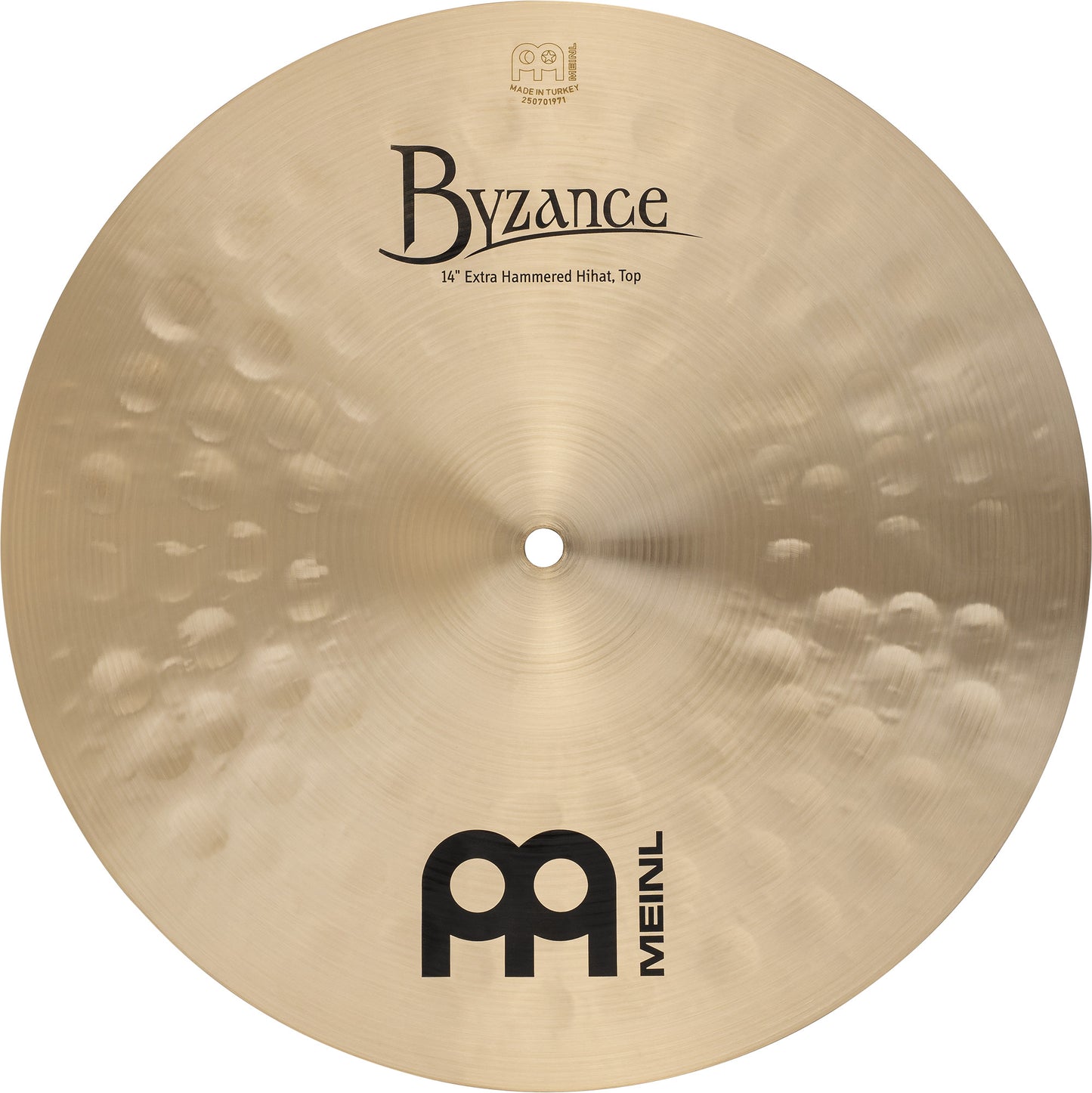 MEINL Cymbals Byzance Traditional Extra Hammered Hihat - 14"