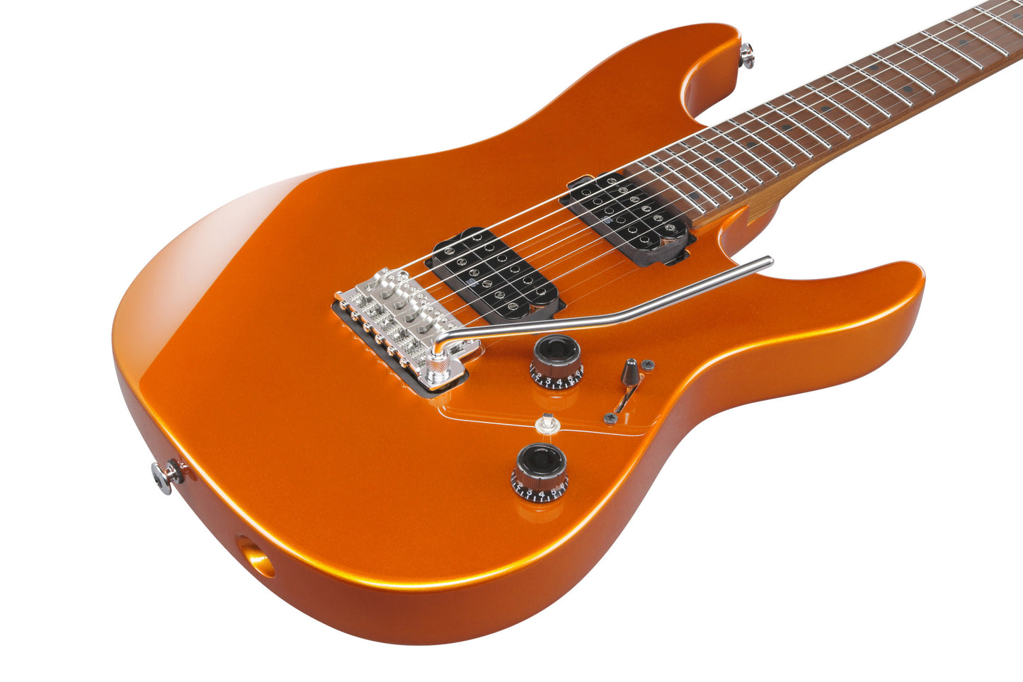 IBANEZ Prestige AZ E-Gitarre 6-String - Roadster Orange Metallic + Koffer
