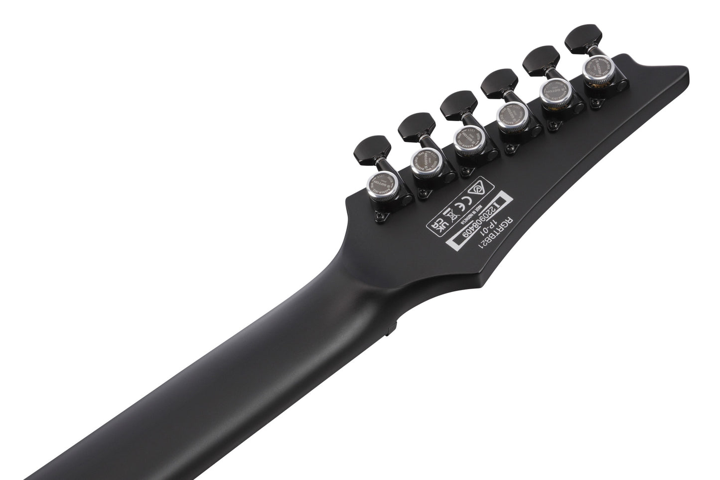 IBANEZ Iron Label RGRT E-Gitarre 6-String Bariton - Black Flat