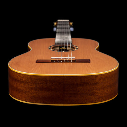 ORTEGA Family Series Pro 4/4 Konzertgitarre 6 String Lefty - Zeder / Mahagoni Natur + Bag