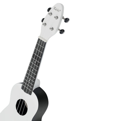KEIKI K2 Serie Sopran Ukulele Set - Agathis / ABS Silent Clouds