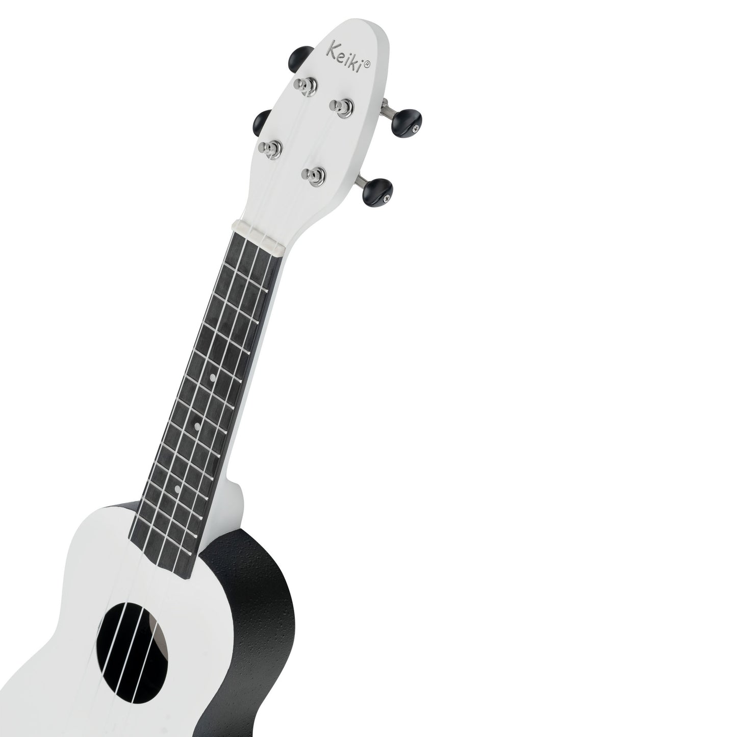 KEIKI K2 Serie Sopran Ukulele Set - Agathis / ABS Silent Clouds