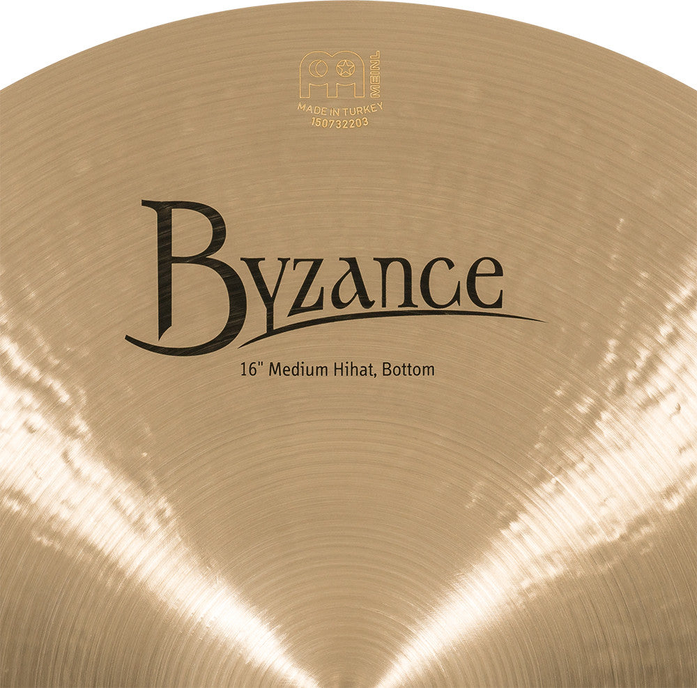 MEINL Cymbals Byzance Traditional Medium Hihat - 16"