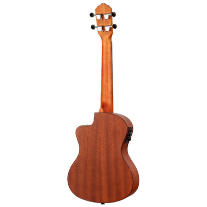 ORTEGA Bonfire Series Preamp Tenor Ukulele 4 String - Spruce/Sapele Natural