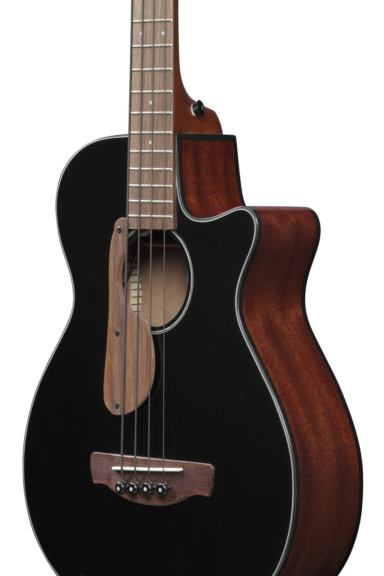 IBANEZ AEGB Acoustic Bass 4-String - Black High Gloss
