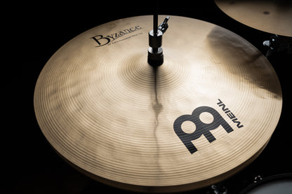 MEINL Cymbals Byzance Traditional Extra Hammered Hihat - 15"