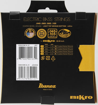 IBANEZ Saiten Set für 4 String Bass - Mikro Mensur