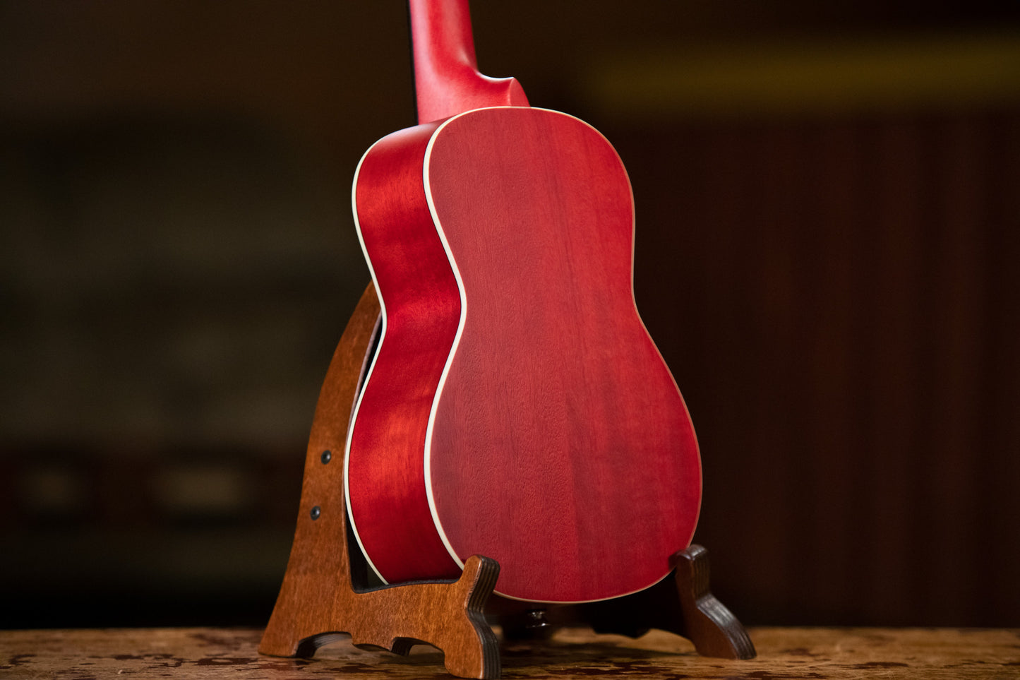 ORTEGA Earth Series Concert Ukulele 4 String - Fire Red