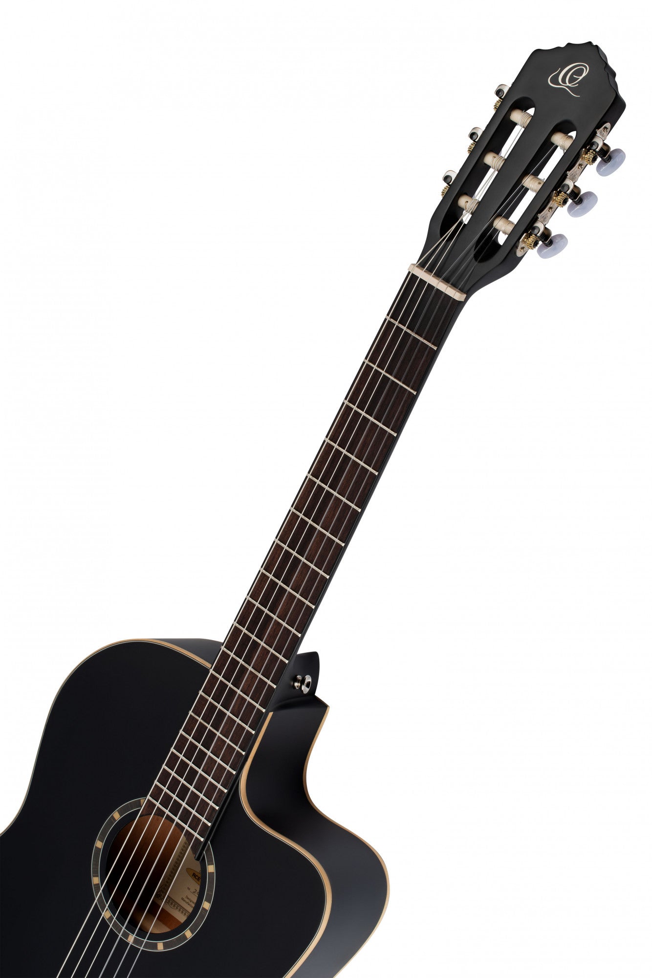 ORTEGA Family Series 4/4 Classical Slim Neck Guitar 6 String - Spruce / Mahogany Satin Black + Gig Bag