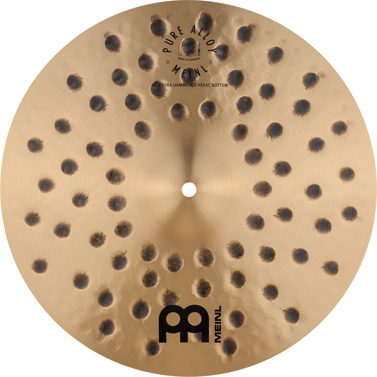 MEINL Cymbals Pure Alloy Extra Hammered Hihat - 14"