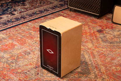 MEINL Percussion Artisan Edition Series String Cajon Tango Line - Red Fade