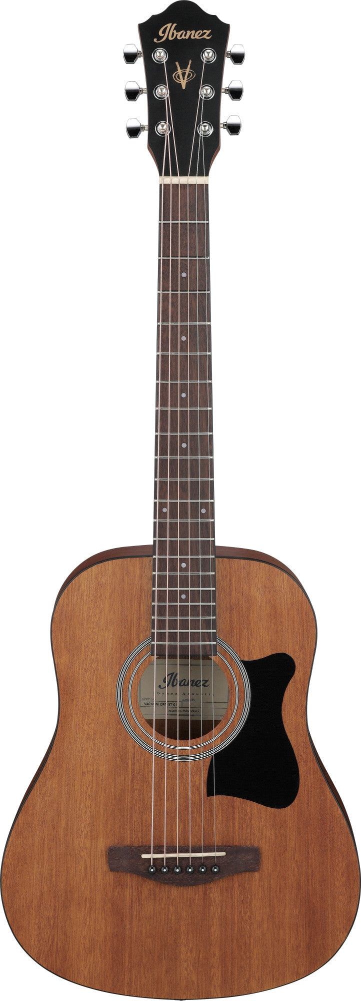 IBANEZ V Acoustic Guitar 6-String 3/4 Mini - Open Pore Natural + Gig Bag