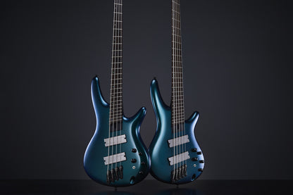 IBANEZ Bass Workshop SRMS E-Bass 4-String Multiscale - Blue Chameleon