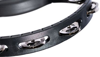 MEINL Percussion Headliner® Series Molded ABS Single-Row Tambourine - Black