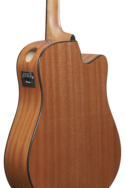 IBANEZ Advanced Acoustic AAD Acoustic Guitar 6-String Lefty - Dark Violin Sunburst High Gloss