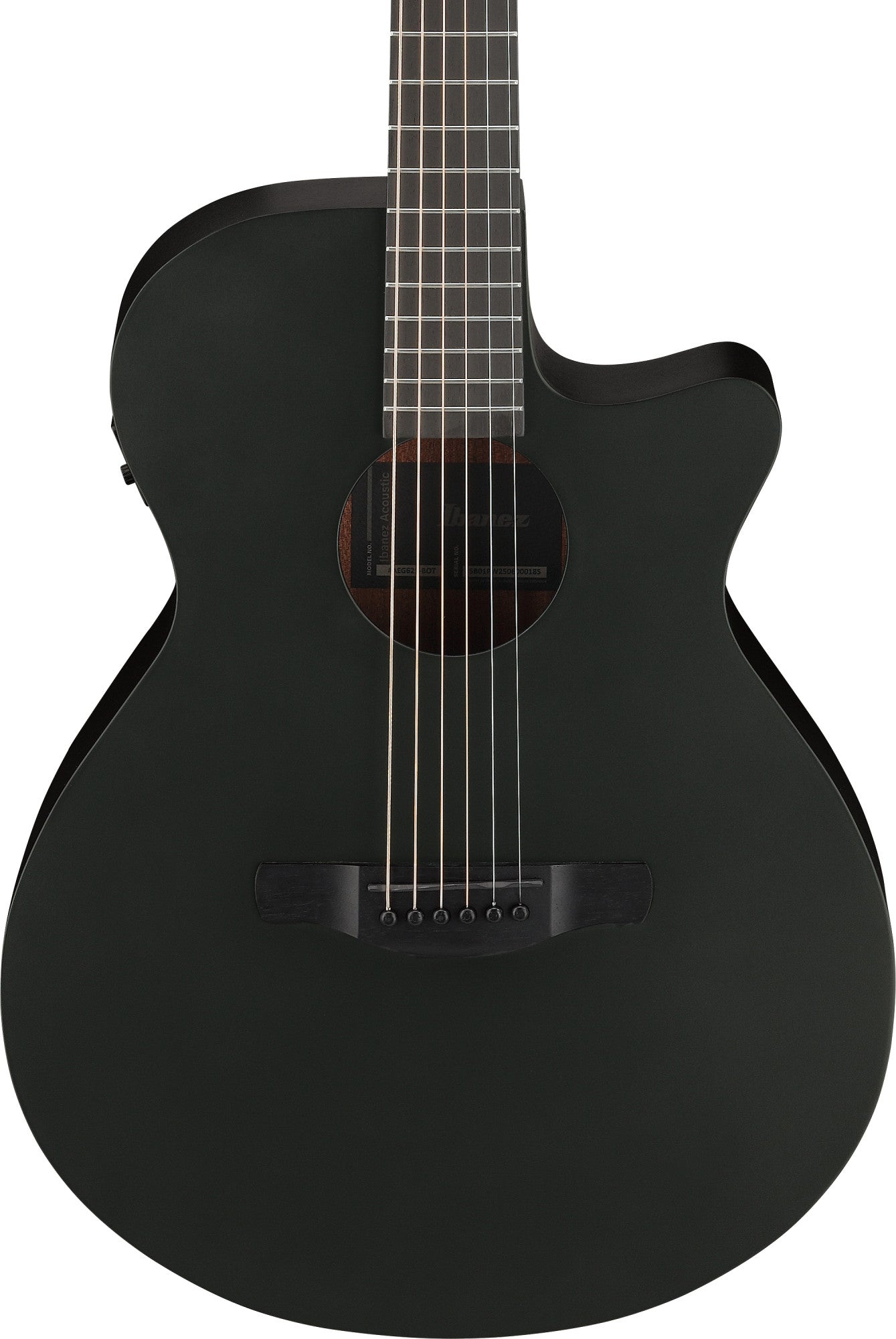 IBANEZ AEG Acoustic Guitar 6-String - Black Out