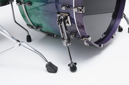 TAMA Starclassic Walnut/Birch Lacquer Bass Drum 22" x 16" - Nebula Mappa Burl Fade/Black Nickel HW/mit Tom Halter