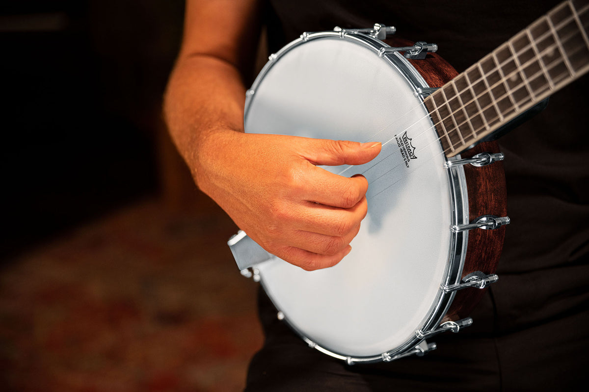 ORTEGA Americana Series Banjo 5 String - Open Back / Mahogany Satin Whiskey Burst