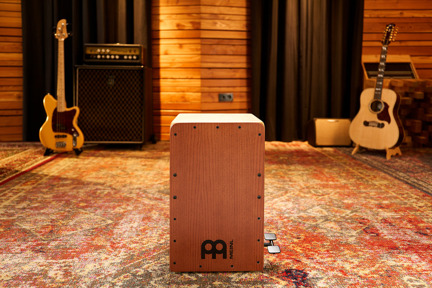 MEINL Percussion Snarecraft Professional Series Cajon 100 - American White Ash