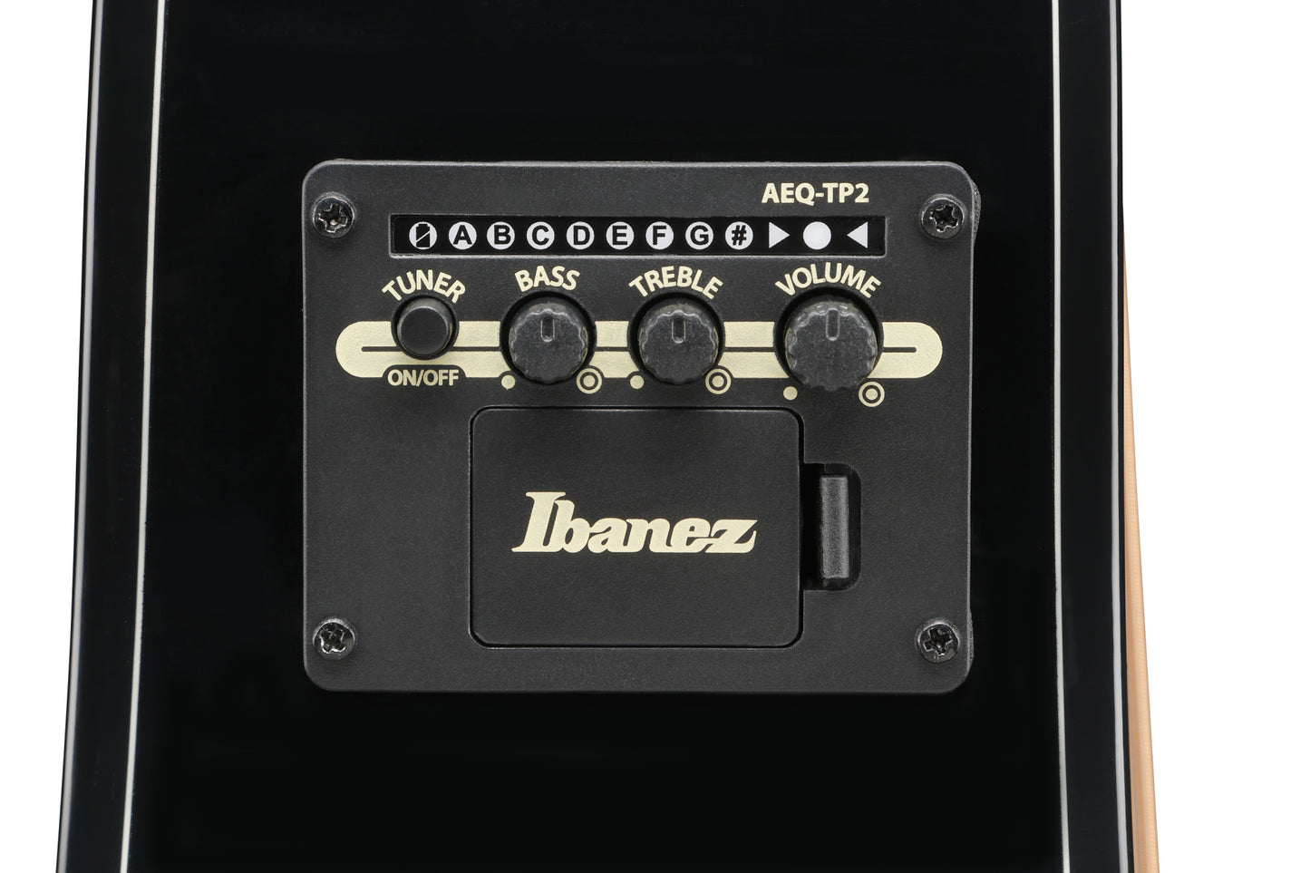 IBANEZ Advanced Acoustic AAM Acoustic Guitar 6-String - Black High Gloss